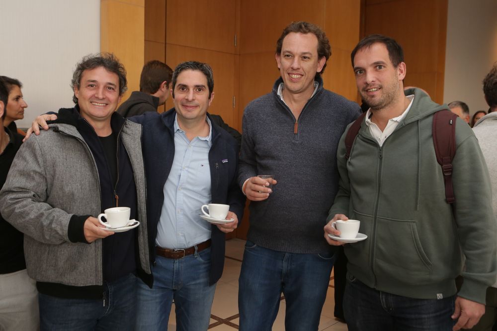 THT Corporation'dan Guillermo Campodónico, Artori Tech'ten Martín Aristarain, Matías Toso ve Franco Romanello.