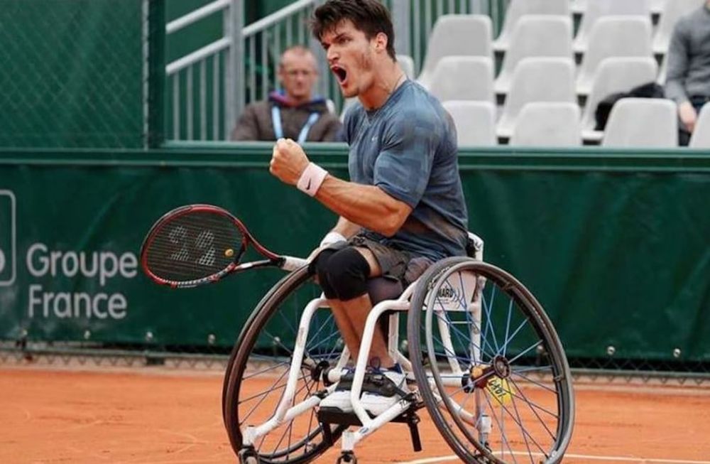 Gustavo Fernández, en otra final del tenis adaptado en Roland Garros