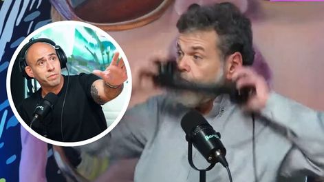 Alfredo Casero plantó a Esteban Trebucq en plena entrevista: gritos, enojos y abandono en vivo