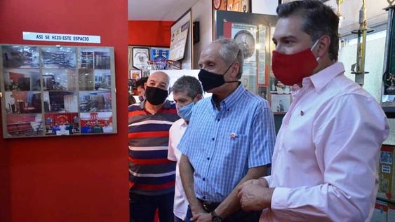 Atlético Club San Martín fue el primer club de Cuyo que tuvo Museo propio. Su encargado, Mauricio Castillo, organizó una  jornada inolvidable. / Gentileza.