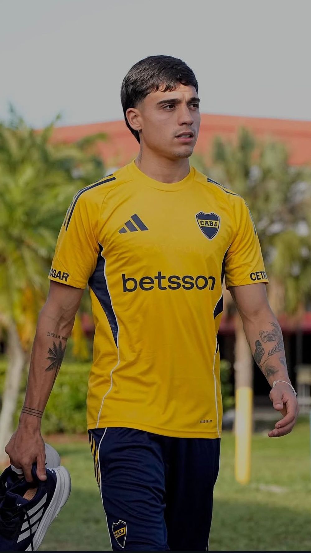 La nueva ropa de entrenamiento de Boca