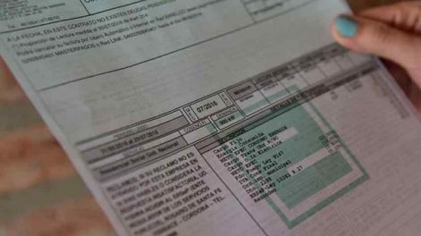 BOLETA DE EPEC. (La Voz/Archivo).