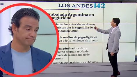 Así reaccionaron en la TV chilena al informe de Los Andes por la inseguridad que sufren los argentinos en Chile