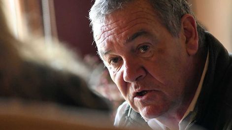 Los Andes | Marcelo Macarrón, absuelto en el juicio por el asesinato de su esposa Nora Dalmasso, en la entrevista con La Voz, en su casa de Río Cuarto.  (Tomy Fragueiro / La Voz)