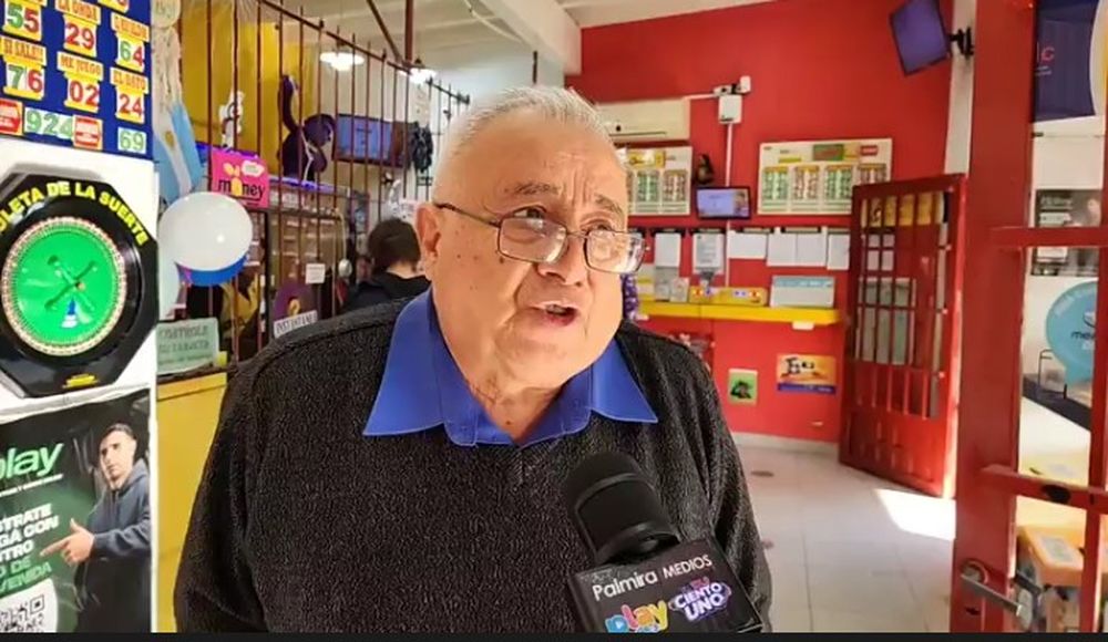 Quini 6: Palmira, el pueblo que amaneció millonario. (Foto gentileza Palmira Medios)