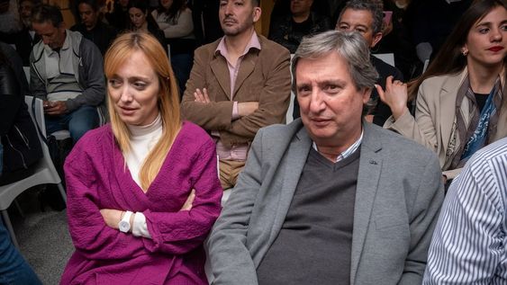 Anabel Fernandez Sagasti junto a Emir Félix. Archivo Anabel Fernandez Sagasti junto a Emir Félix. Archivo