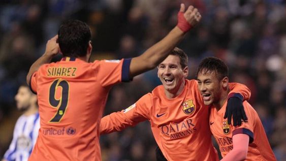 Con goles de Messi y Neymar, el Barça venció al Espanyol en el derby catalán