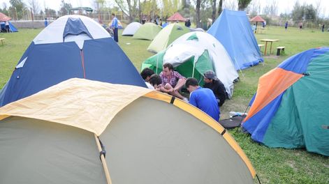 Los Andes | Los campings deberán establecer parcelas de acampe, cada una con distancia social y demarcadas en el piso. Tendrán que definir un cupo máximo por grupo.