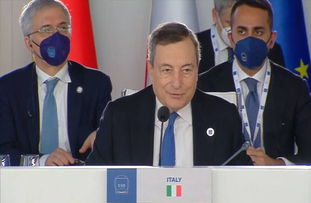 El premier italiano, Mario Draghi, habló de un nuevo modelo económico mundial.