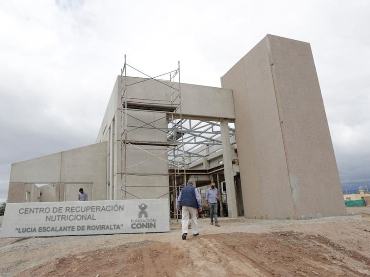 CONIN construye un hospital de recuperación nutricional infantil en Las Heras e invitan a aportar con pequeñas donaciones mensuales. / Los Andes
