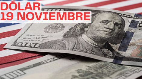 Confirmado el precio que tendrá el dólar cuando abran los bancos este miércoles 19 de noviembre