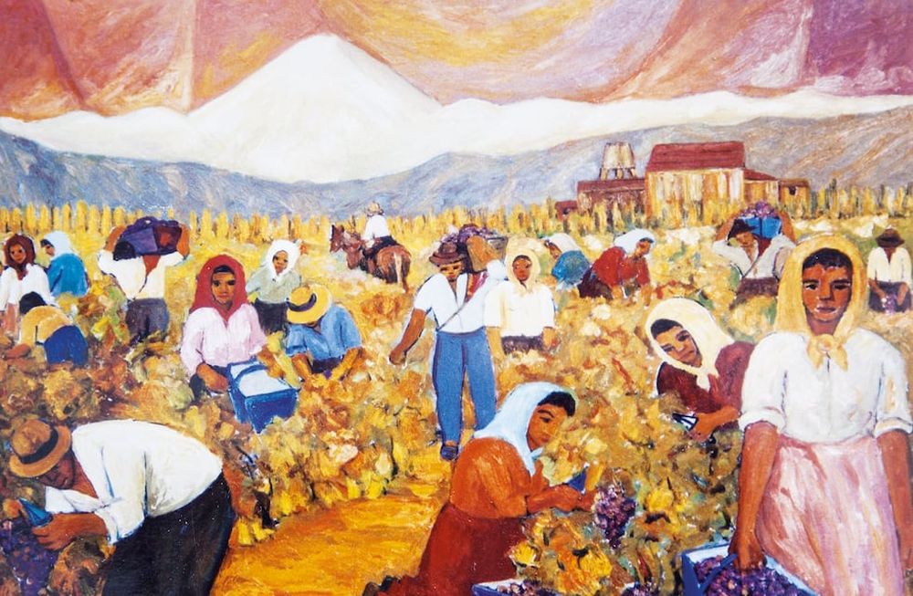 Angel Pérez Vega: “El pincel de la vendimia”
