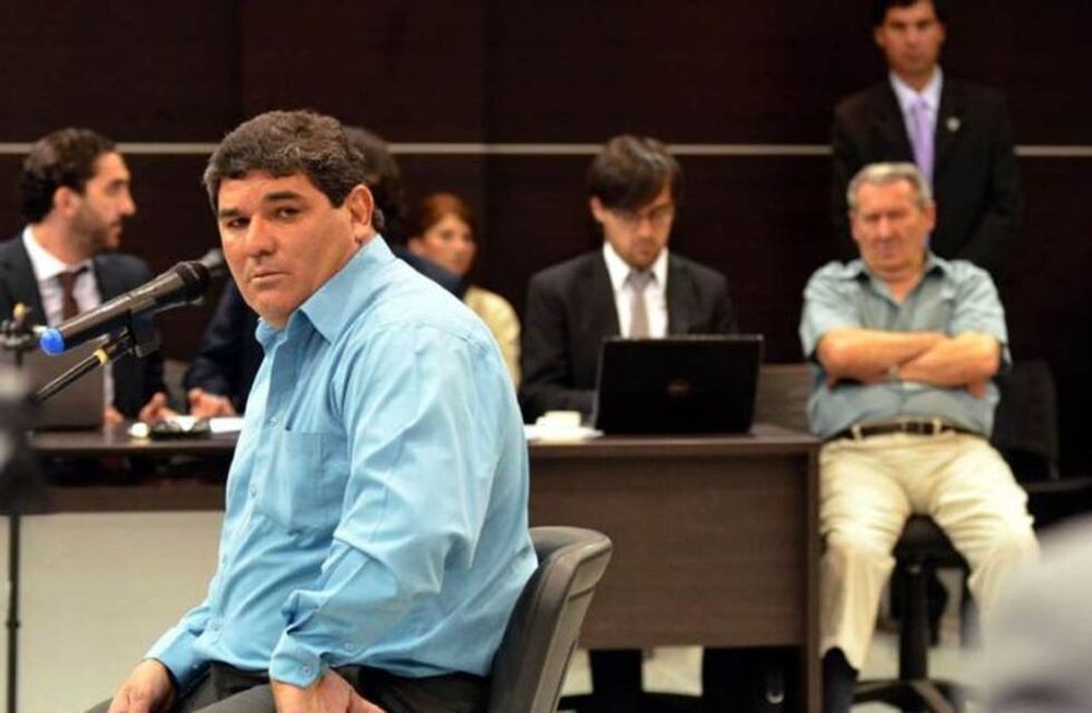 El ex deportista, durante el juicio que lo tuvo como acusado por el crimen de Bolognezi. /Archivo