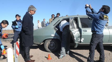 Los Andes | El ex juez Walter Bento en la reconstrucción de la muerte de Andrés Andy García CampoyLos Andes