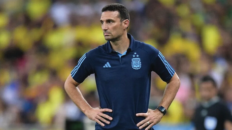 Fútbol. El DT de la Selección Argentina, Lionel Scaloni