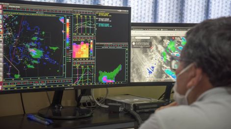 “La aproximación de  un sistema frontal en la madrugada del sábado provocaría tormentas de intensidad moderada a severa, con primero en el sur provincial y luego en el resto de los oasis