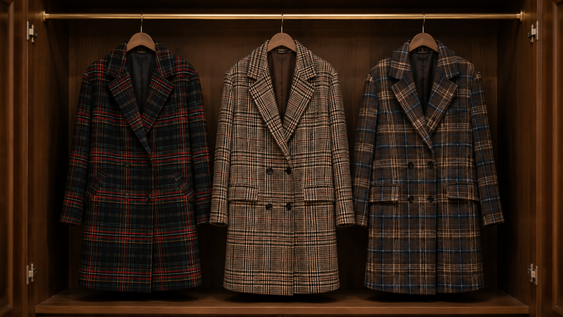 el abrigo escoces que parecia olvidado vuelve a ser tendencia este invierno