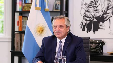 Los Andes | Alberto Fernández ante el Foro de Davos.