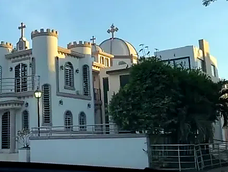 Uno de los panteones en el cementerio Jardines del Humaya, Foto: Gentileza Uno de los panteones en el cementerio Jardines del Humaya, Foto: Gentileza