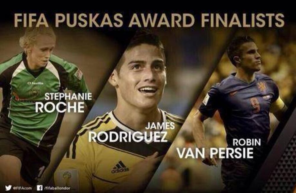 James, Van Persie y una jugadora irlandesa compiten por el mejor gol del año