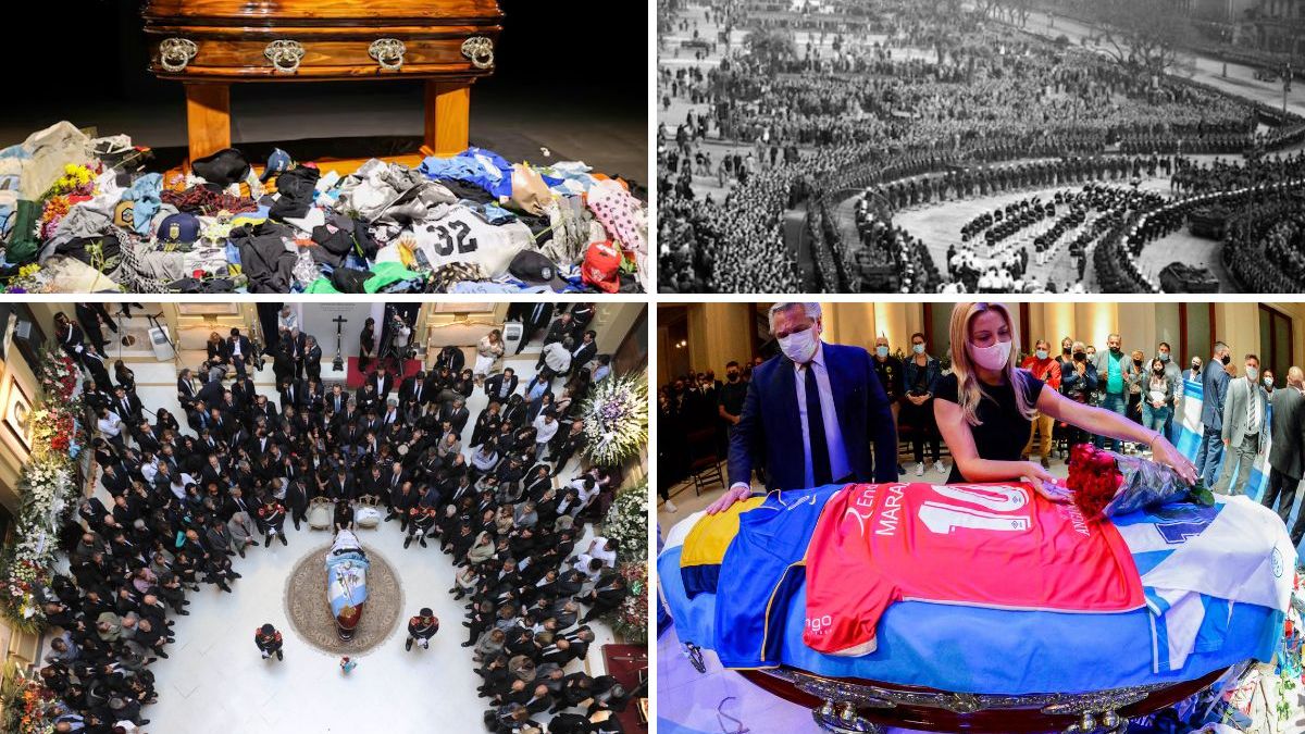 De Evita a Maradona: el funeral del Indio Solari y