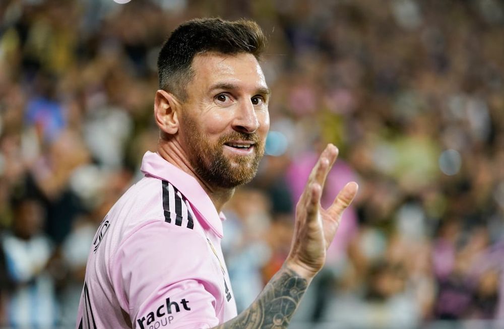ARCHIVO - El delantero Lionel Messi del Inter Miami durante el partido de la MLS ante Los Ángeles FC, el domingo 3 de septiembre de 2023, en Los Ángeles. (AP Foto/Ryan Sun)