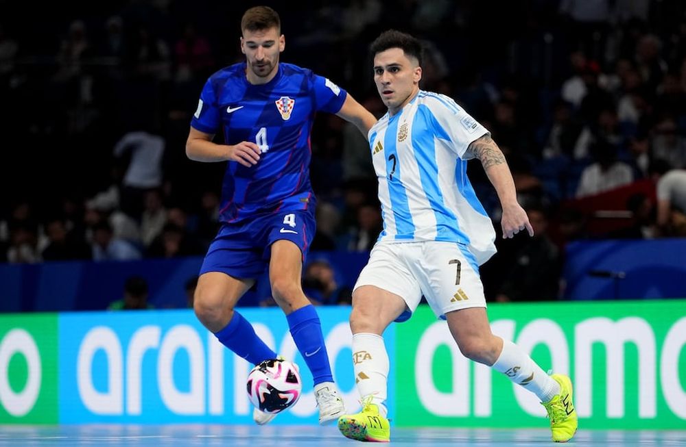 La selección de futsal venció a Croacia en el Mundial (AFA)