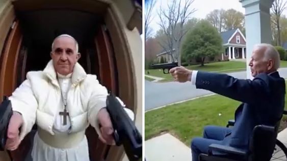 De Trump al Papa Francisco, un estudio recreó con IA y en situaciones satíricas a los líderes mundiales.
