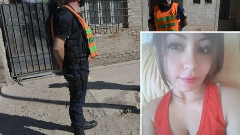 Daiana cayó desangrada en la vereda de la casa que alquilaba desde marzo. Sufrió heridas en el pecho, la espalda, el cuello y en la cabeza. Foto: Orlando  Pelichotti/ Los Andes