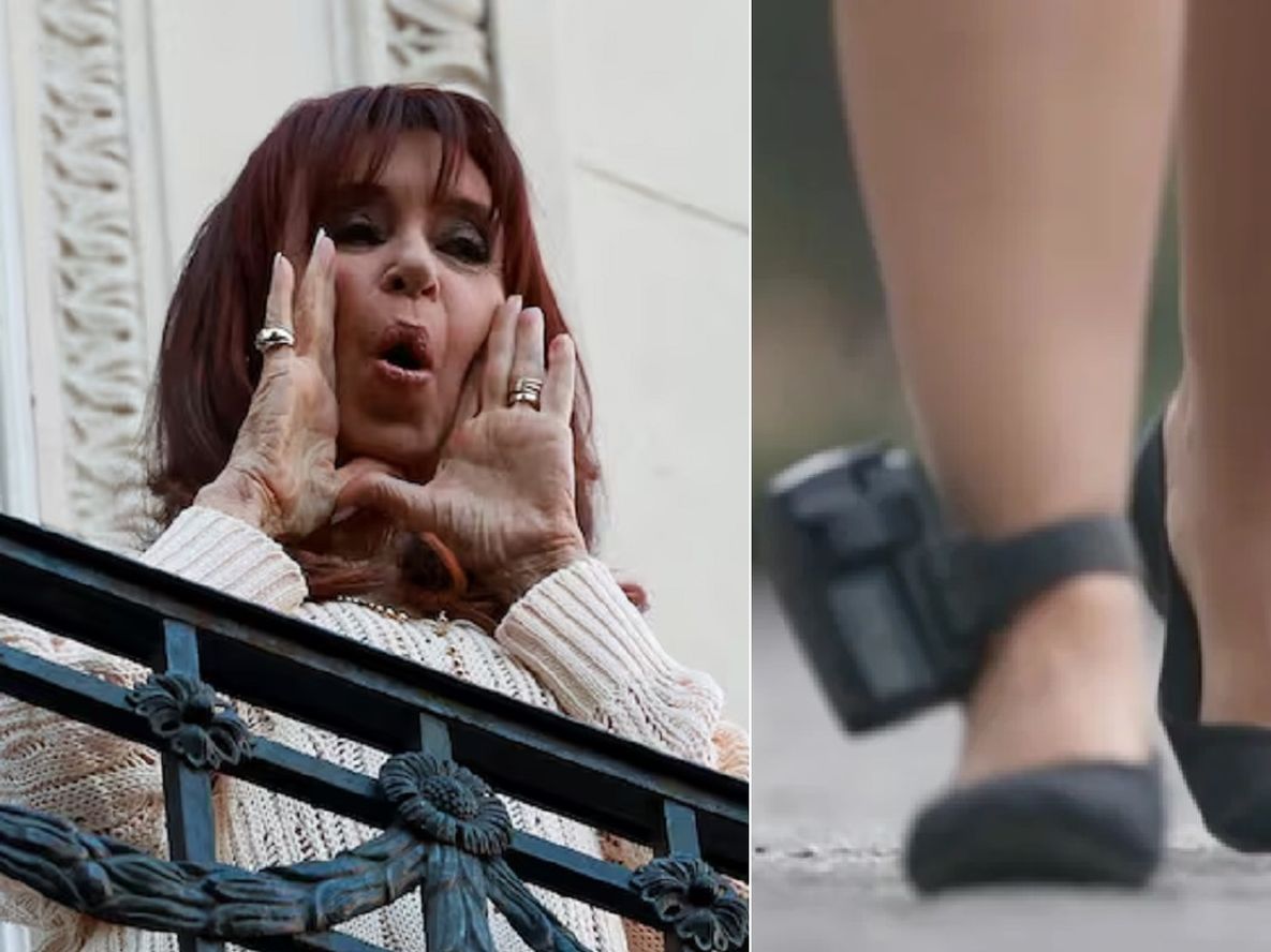 Durante su prisión domiciliaria, Cristina Kirchner debe usar tobillera electrónica