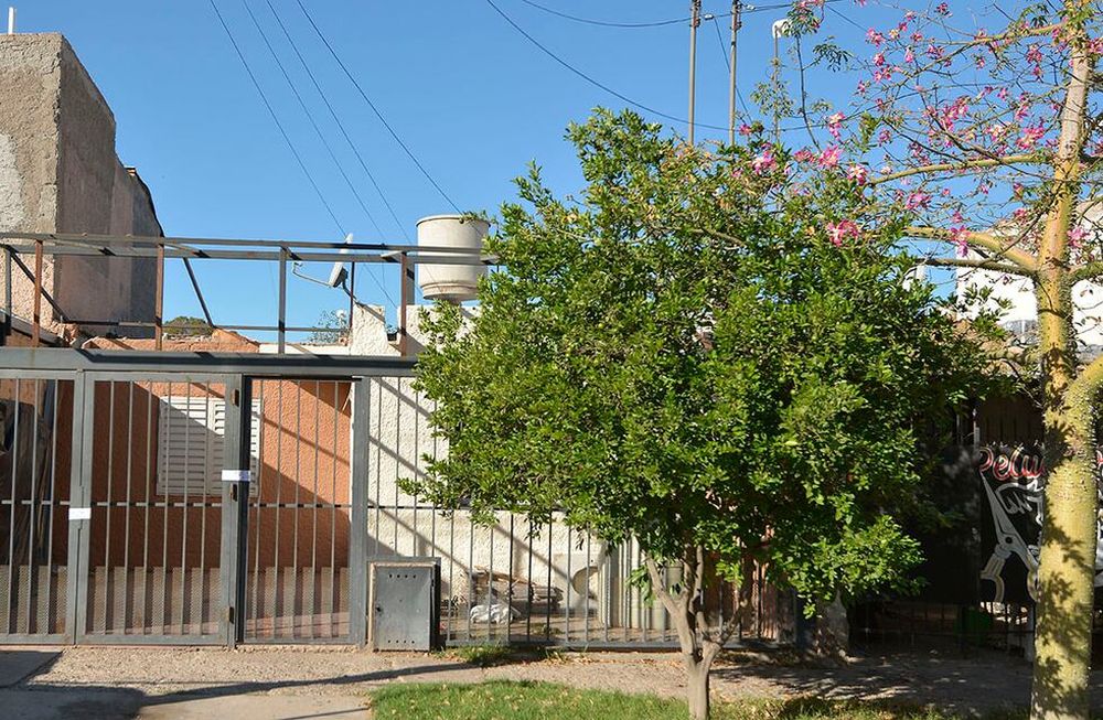 La casa que habitaba la pareja, donde ocurrió el crimen en legítima defensa. | Foto Cristian Guzzo / Los Andes
