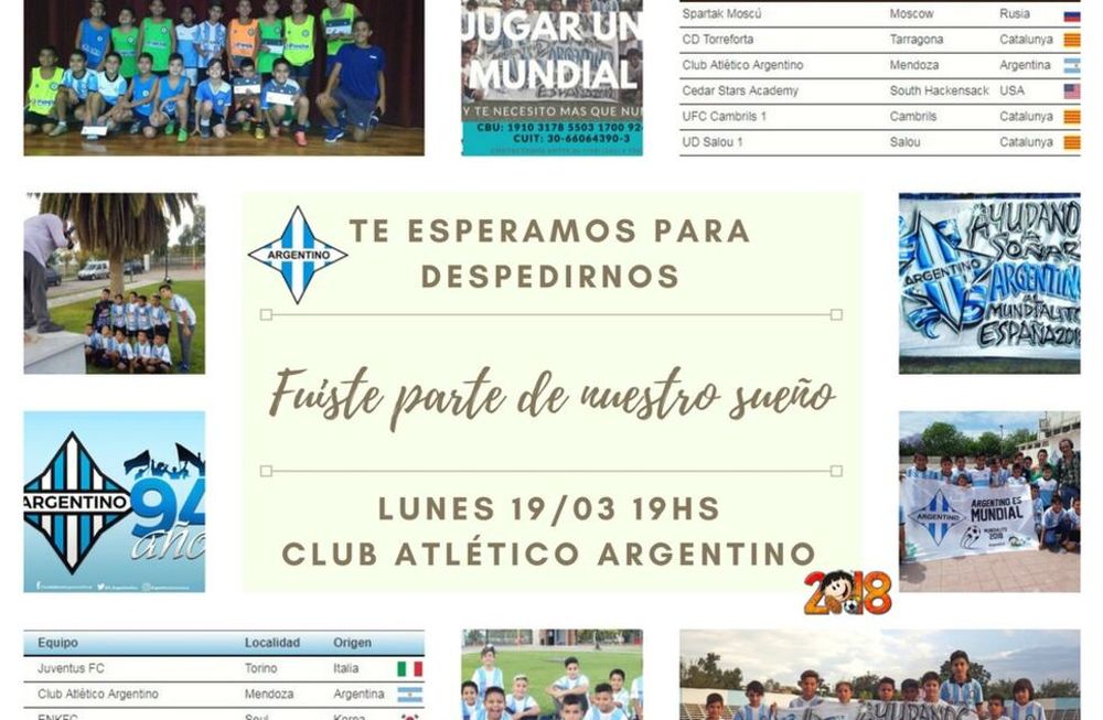 Niños mendocinos rumbo al Mundial