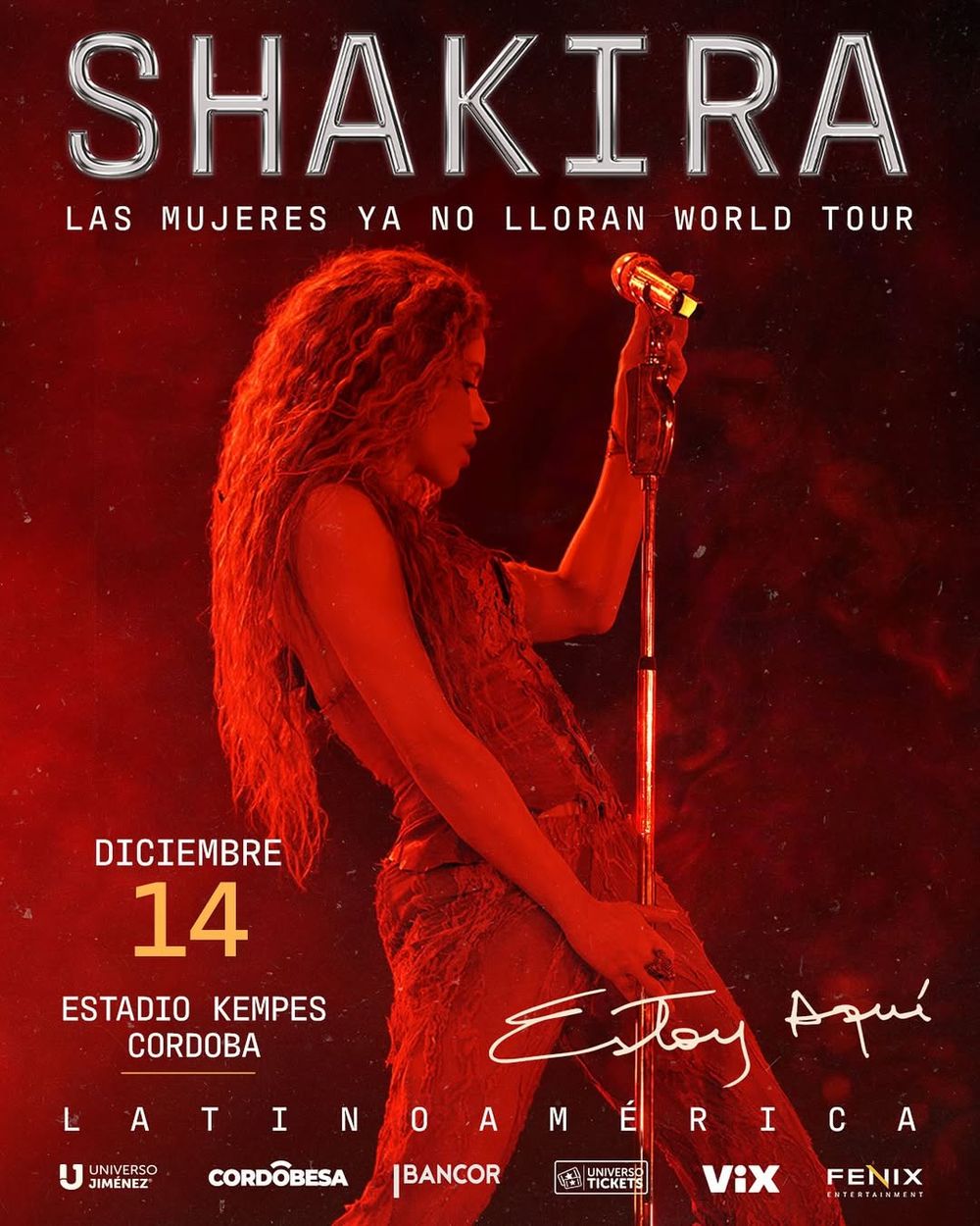 Shakira en Córdoba: 14 de diciembre de 2025 Shakira en Córdoba: 14 de diciembre de 2025