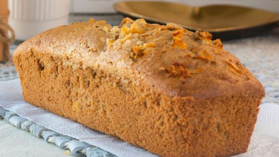 la receta del budin de naranja y manzana super humedo y con pocos ingredientes de tu cocina