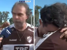 El emotivo reencuentro de dos hinchas de Platense