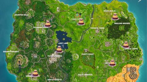 #Fortnite: te mostramos dónde están las tortas de cumpleaños