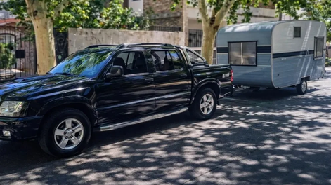 Robaron una casilla rodante con una familia mendocina adentro