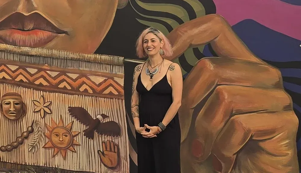 La artista plástica sanjuanina Mercedes Yacante. La artista plástica sanjuanina Mercedes Yacante.