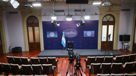 Sala de Prensa de Casa Rosada