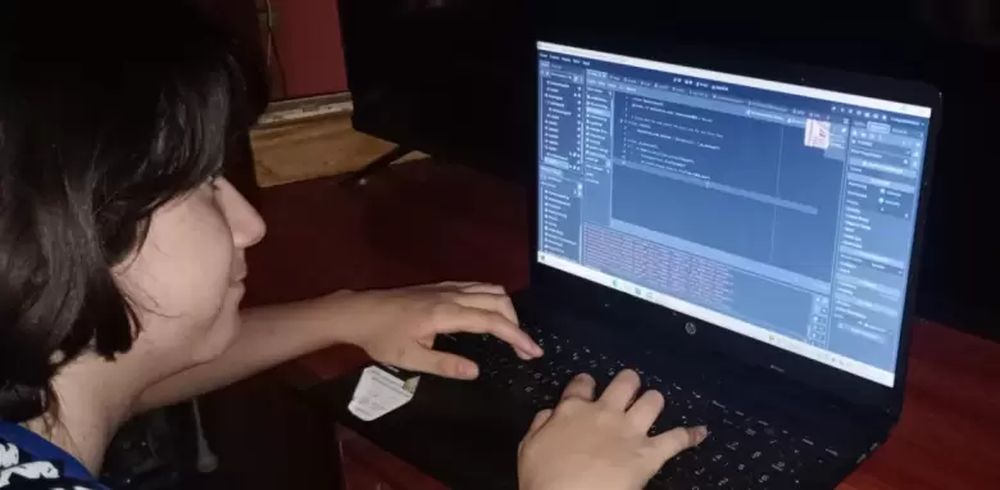 Adolescente mendocino que inventó Gambling Victims, un juego para luchar contra la ciberludopatía.