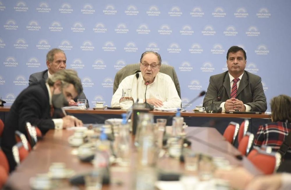 Carlos Heller durante el debate del Presupuesto en comisión (Foto: HCDN)