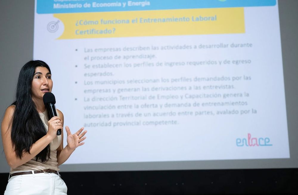 Emilce Vega, titular de la Dirección Territorial de Empleo y Capacitación Laboral, del Gobierno de Mendoza.