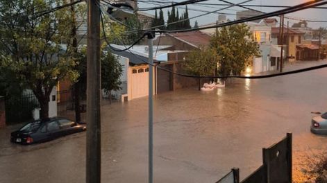 Temporal en Bahía Blanca.