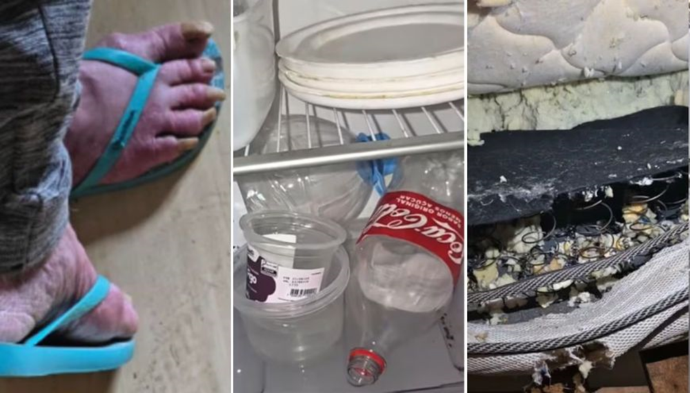 La actriz fue encontrada en un estado de abandono total: sin comida, extremadamente delgada y en una casa en condiciones precarias.