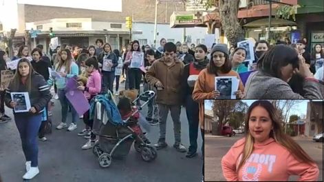 Los Andes | Agostina Trigo desapareció el domingo en la tarde. El martes, familiares y amigos salieron a las calles a pedir que se acelere la investigación para que aparezca con vida.