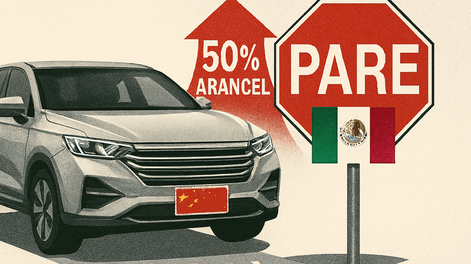 México intenta frenar el ingreso de autos desde China.