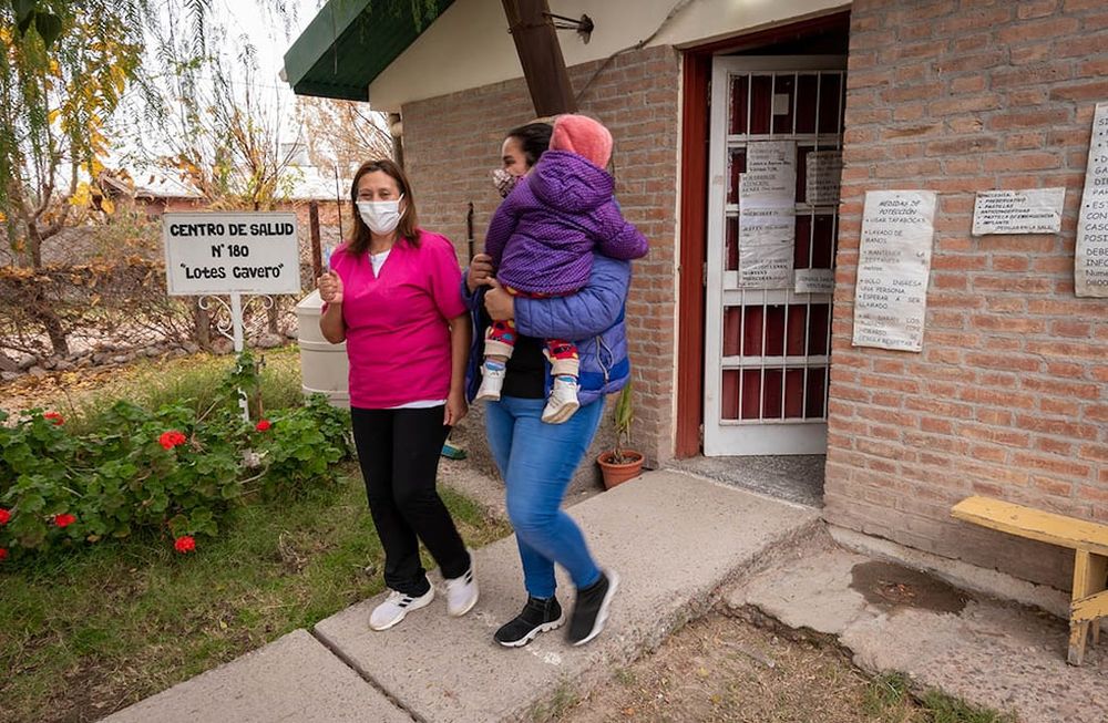Centro de Salud 180 Lotes Cavero del departamento de Lavalle. Foto: Ignacio Blanco / Los Andes