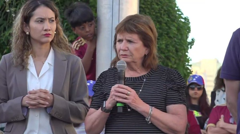 Patricia Bullrich reclamó la liberación del gendarme Nahuel Gallo.