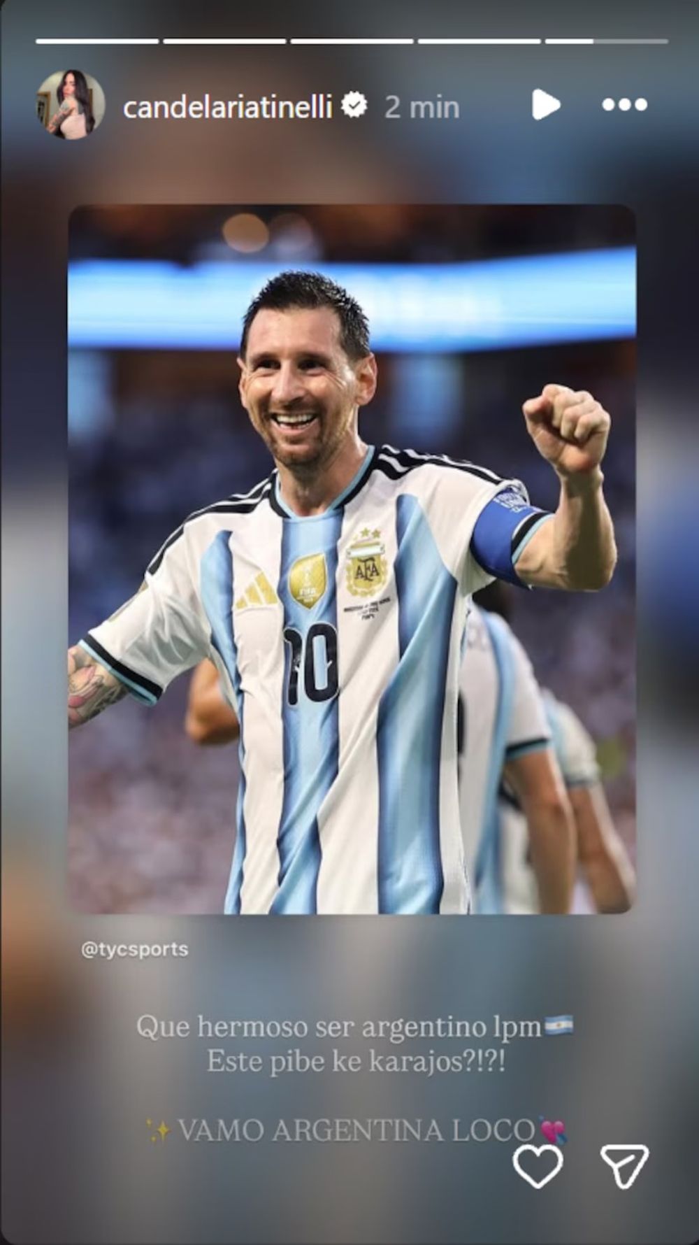 Así festejaron los famosos la clasificación de Argentina