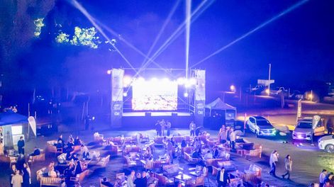 La noche del Sunset Aniversario.